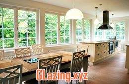 glazed triple kawneer windows